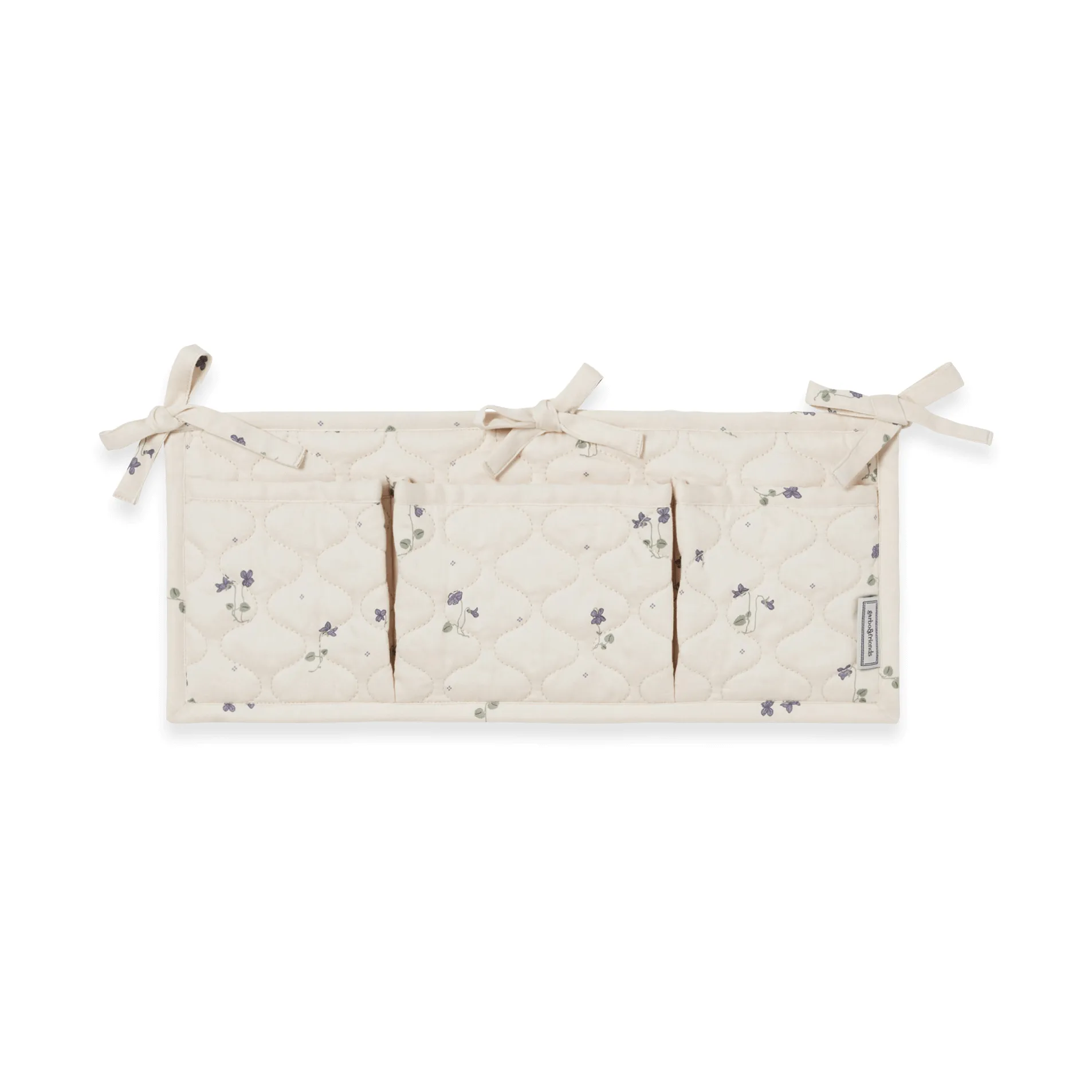 Viola Satin quiltet sengeveske, 18x43 cm Garbo&Friends