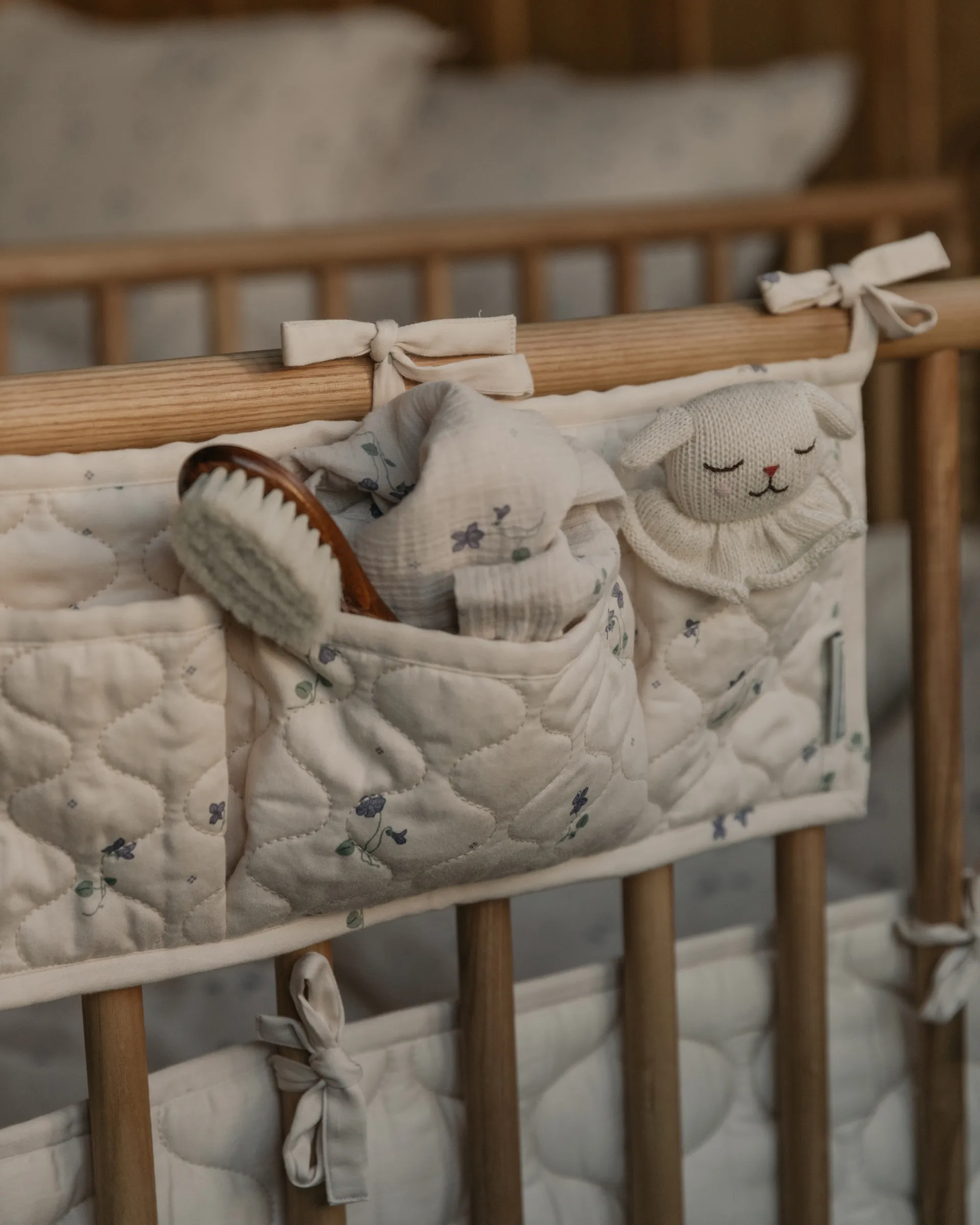 Viola Satin quiltet sengeveske, 18x43 cm Garbo&Friends