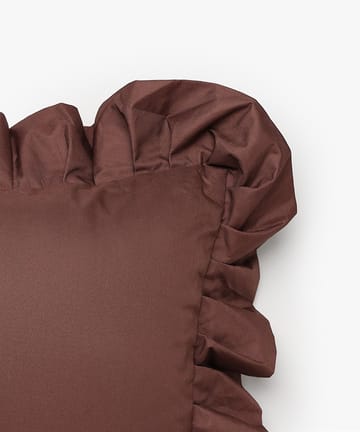 Garden Glory Outdoor pute med volang 45x45 cm - Brown - Garden Glory
