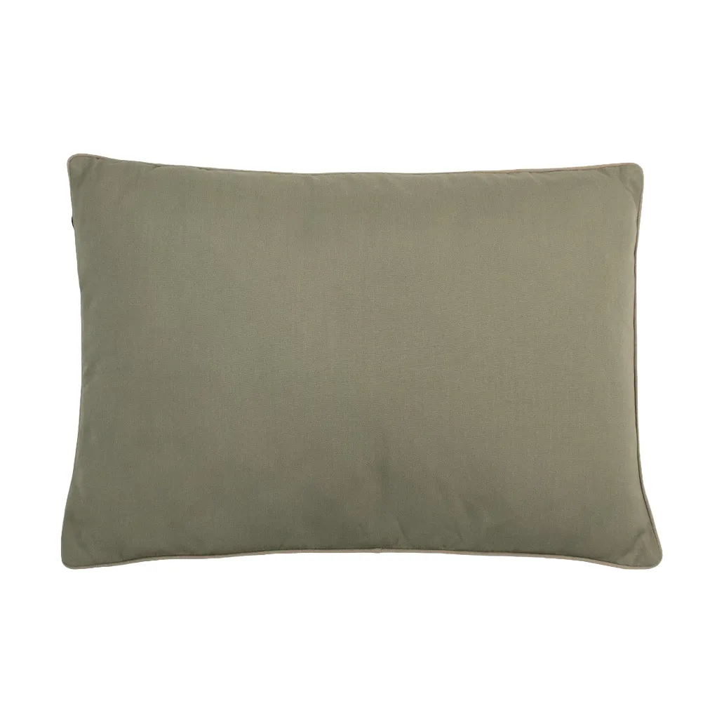 Garden Glory pute, Eucalyptus grønn med beige kant 50x70 cm Garden Glory