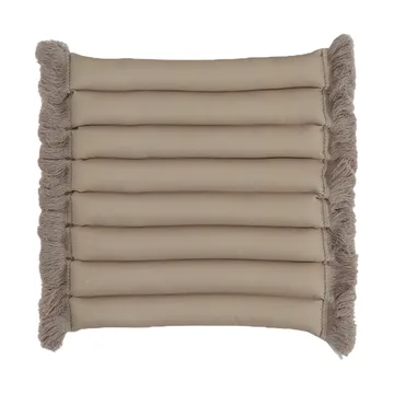 Garden Glory sittepute med frynser - Beige, beige frynser, 38x40 cm - Garden Glory