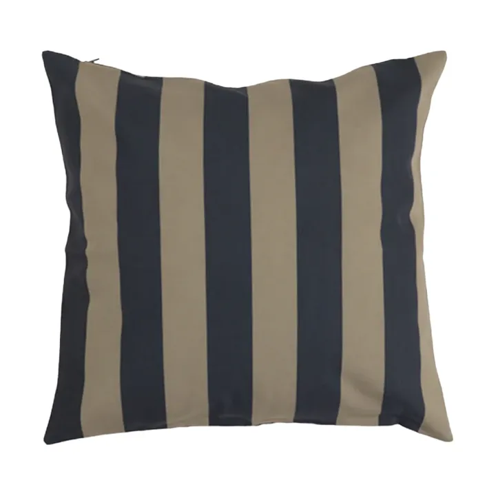 Garden Glory stripete pute - Svart-beige, 50x50 cm - Garden Glory