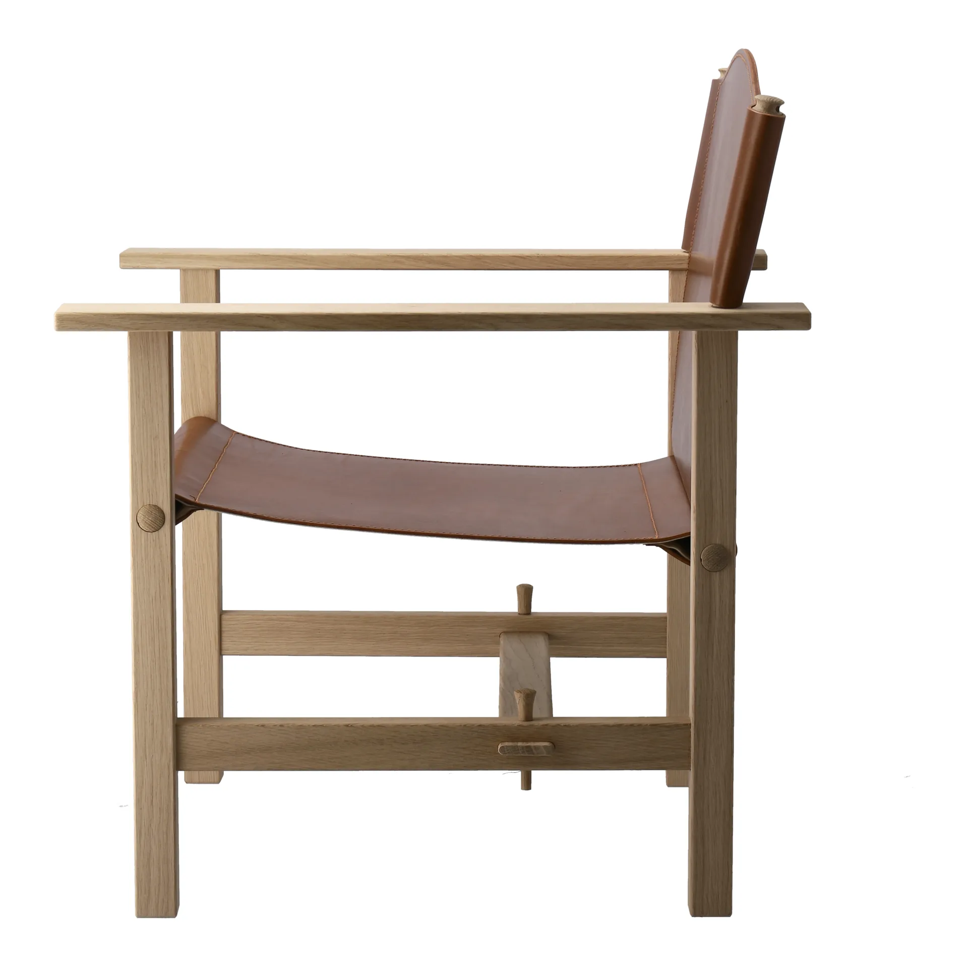 Ferdinand lenestol, Ubehandlet Eik-Tärnsjö skinn cognac Gärsnäs