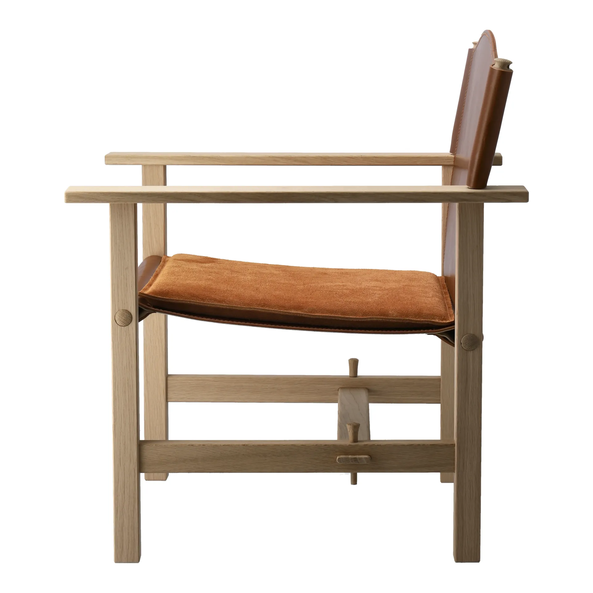 Ferdinand lenestol, Ubehandlet Eik-Tärnsjö skinn cognac Gärsnäs