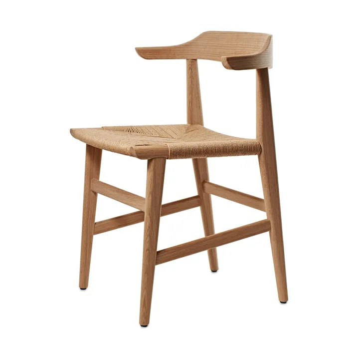 Hedda karmstol - Eik natural monocoating-papirsnor natur - Gärsnäs
