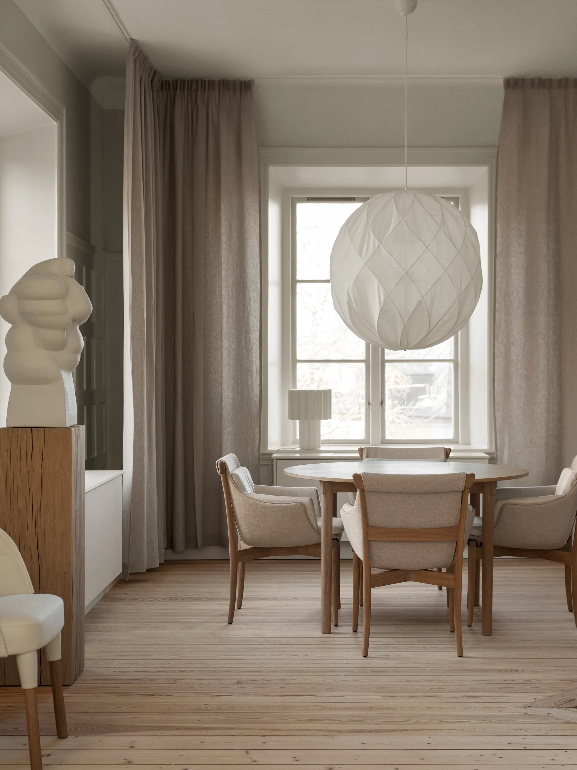 Tak bord Ø120 cm, Eik-natural Gärsnäs