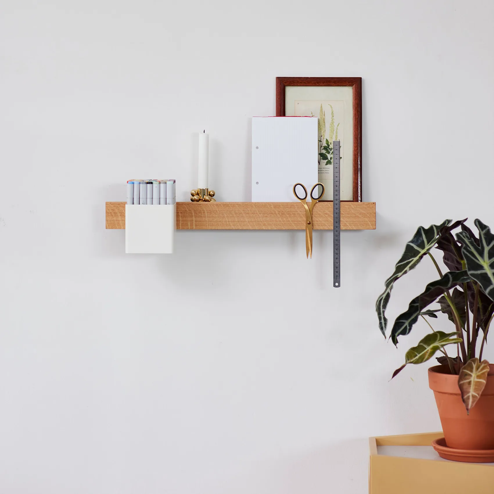 Flex Rail magnetstripe 60 cm, Eik-hvit Gejst