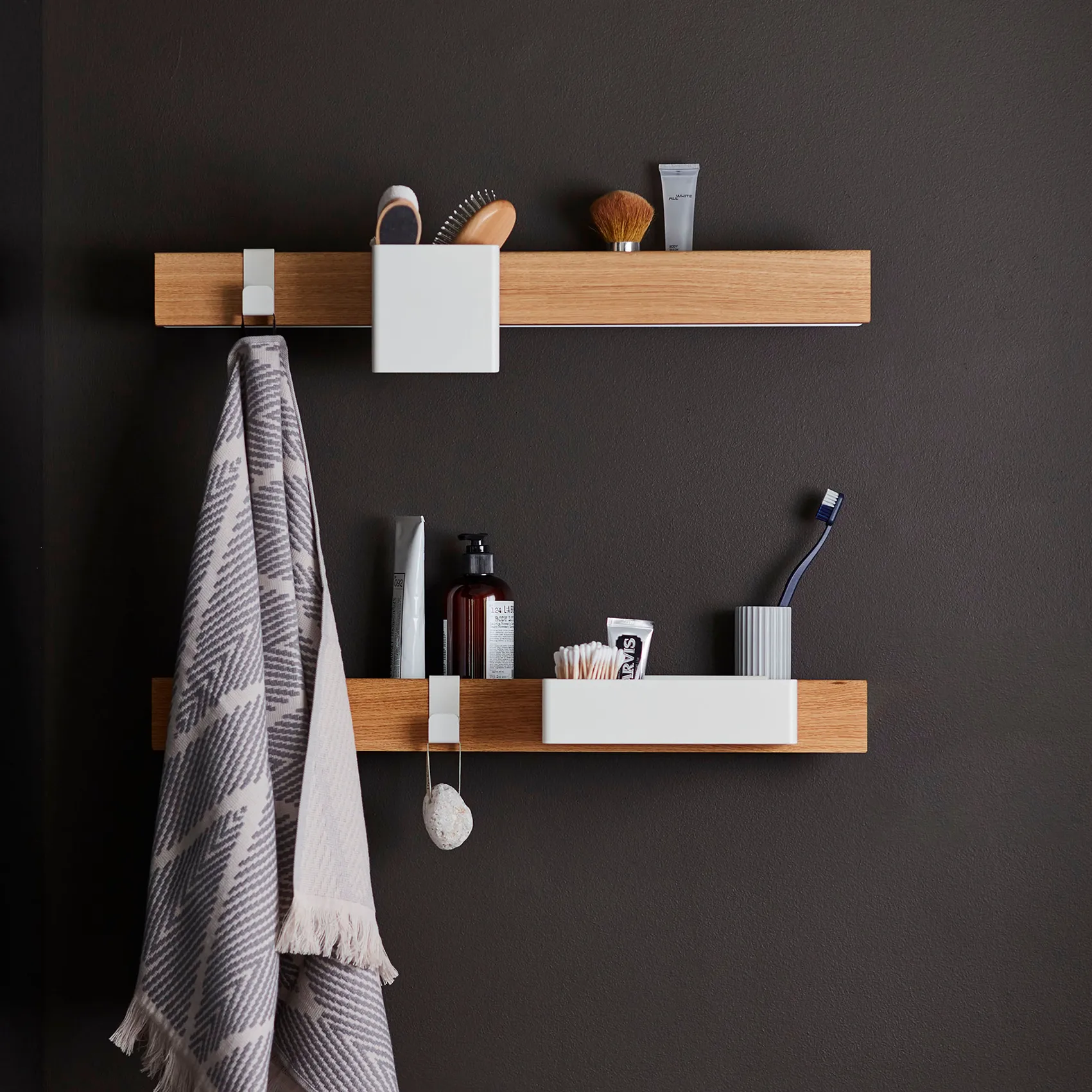 Flex Rail magnetstripe 60 cm, Eik-hvit Gejst