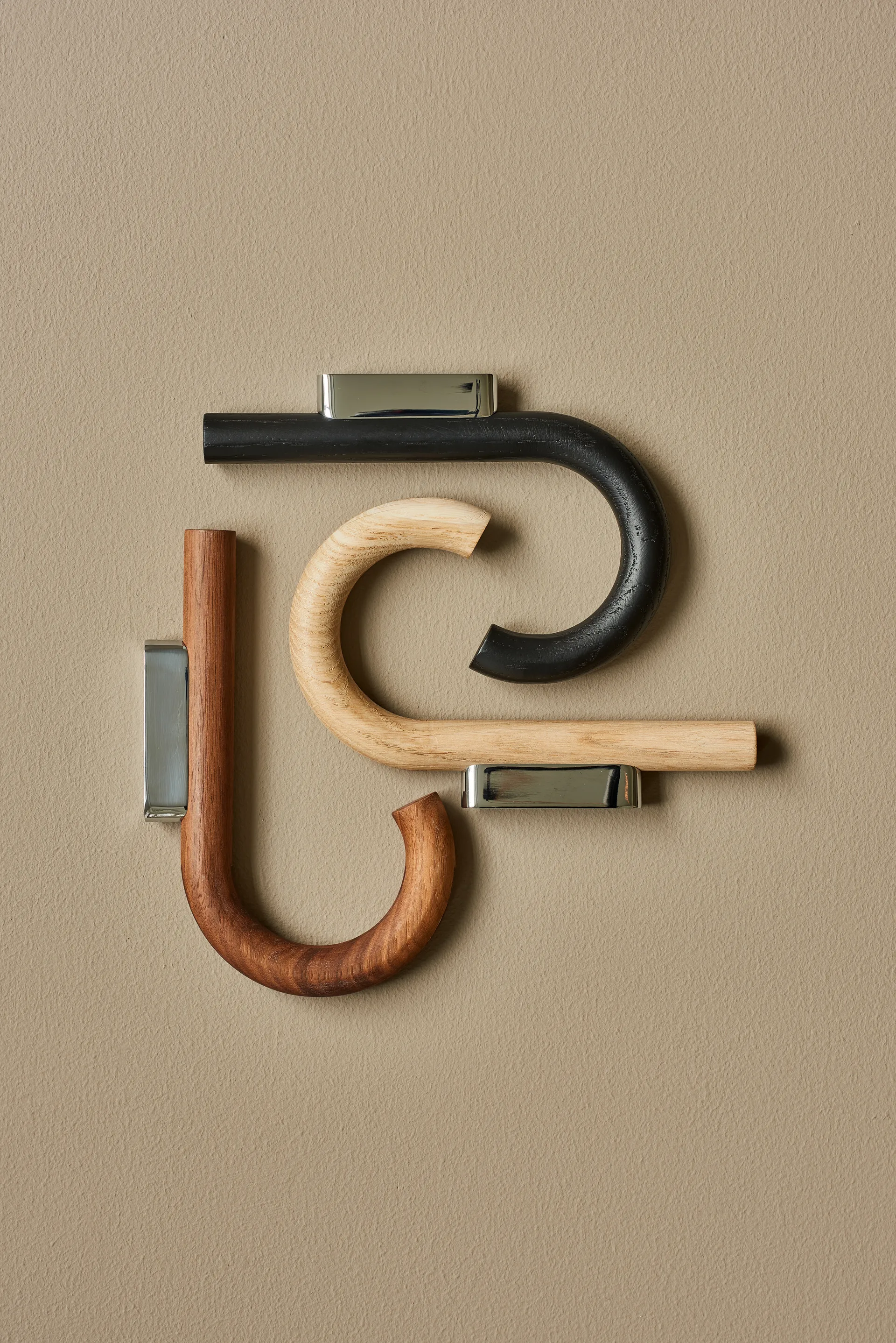 Hook krok 19 cm, Eik-krom Gejst