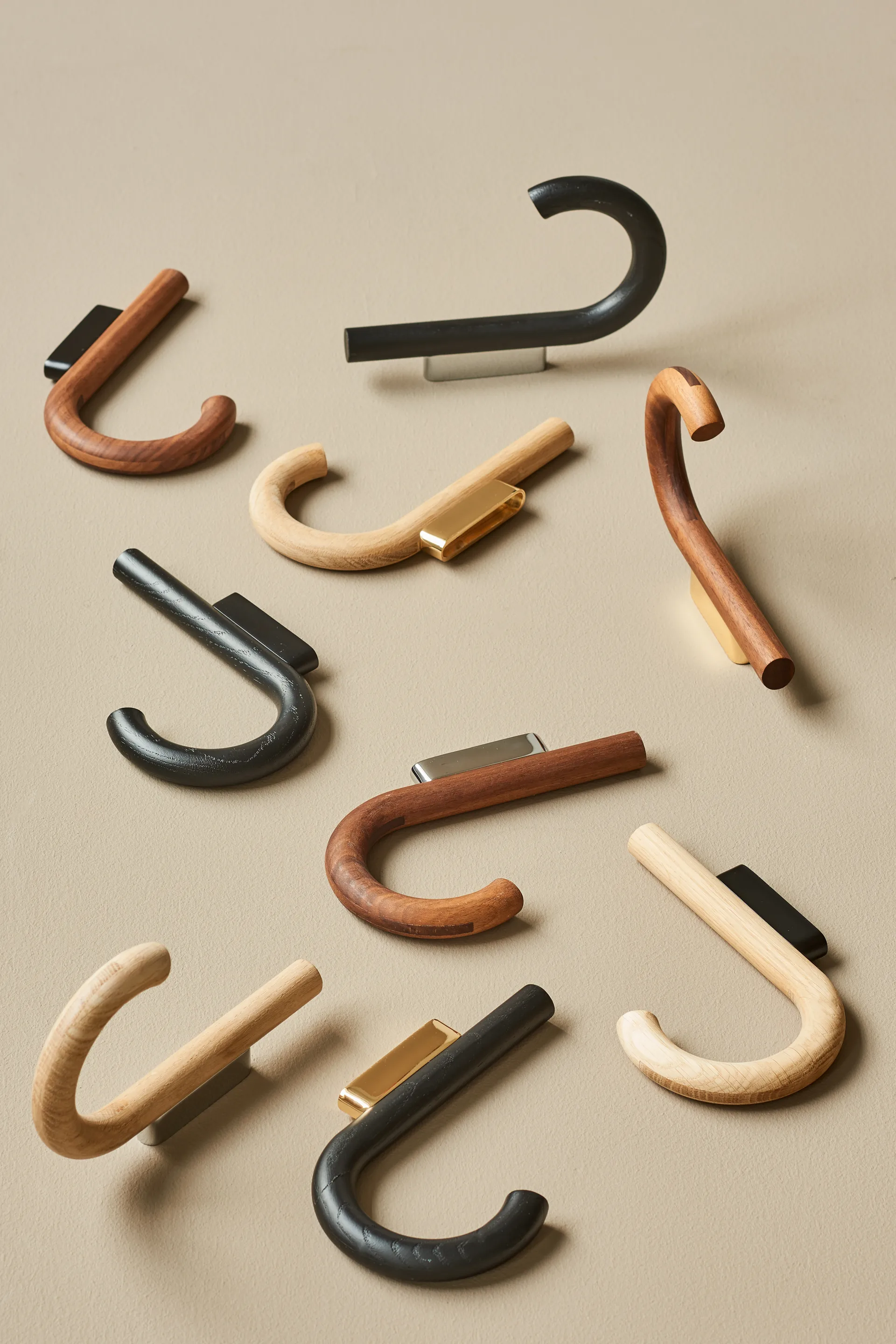 Hook krok 19 cm, Eik-svart Gejst