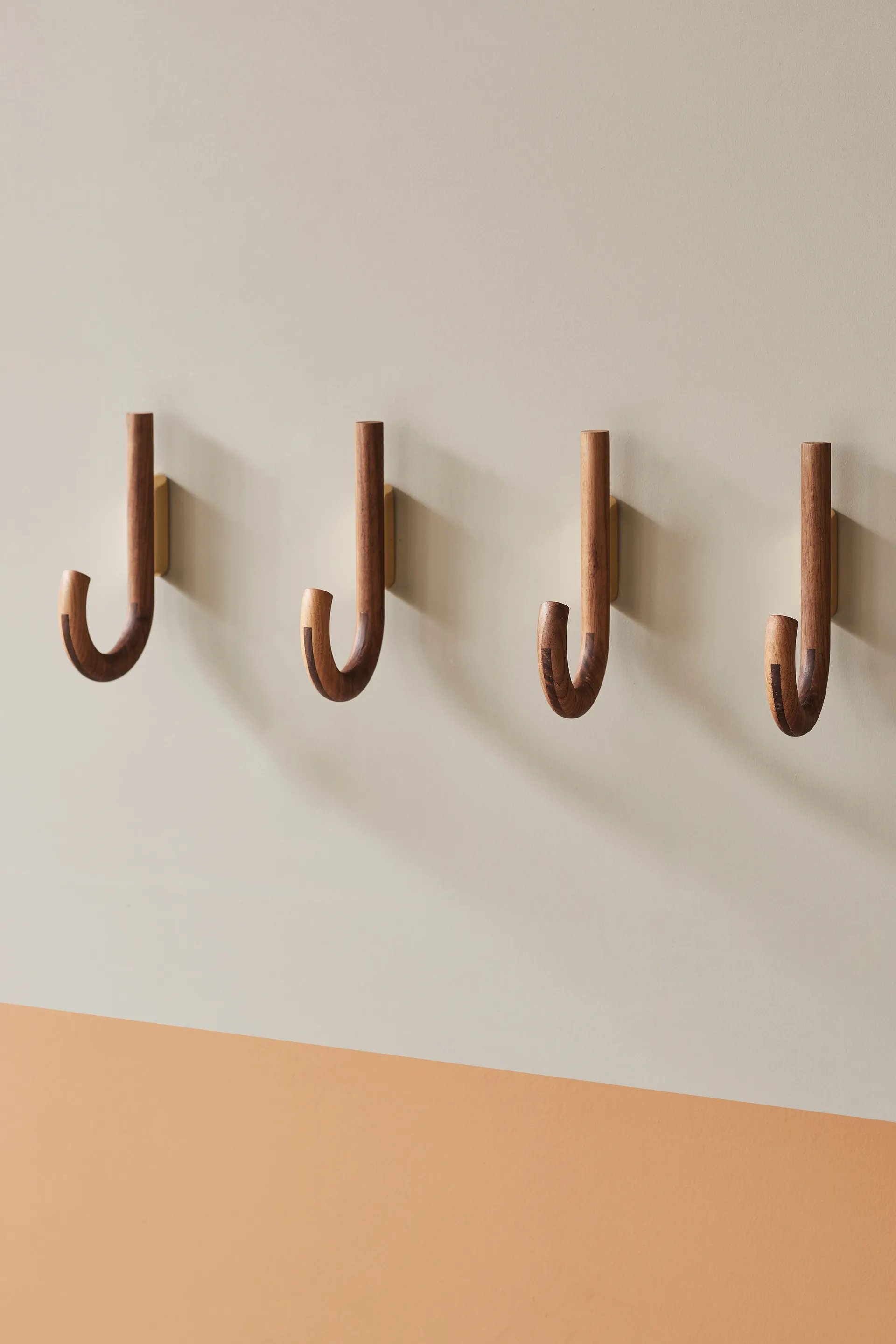 Hook krok 19 cm, Valnøtt-messing Gejst