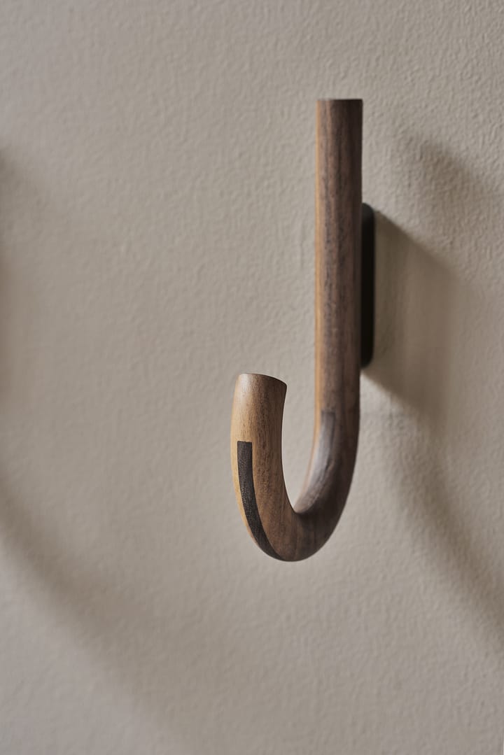Hook krok 19 cm, Valnøtt-svart Gejst