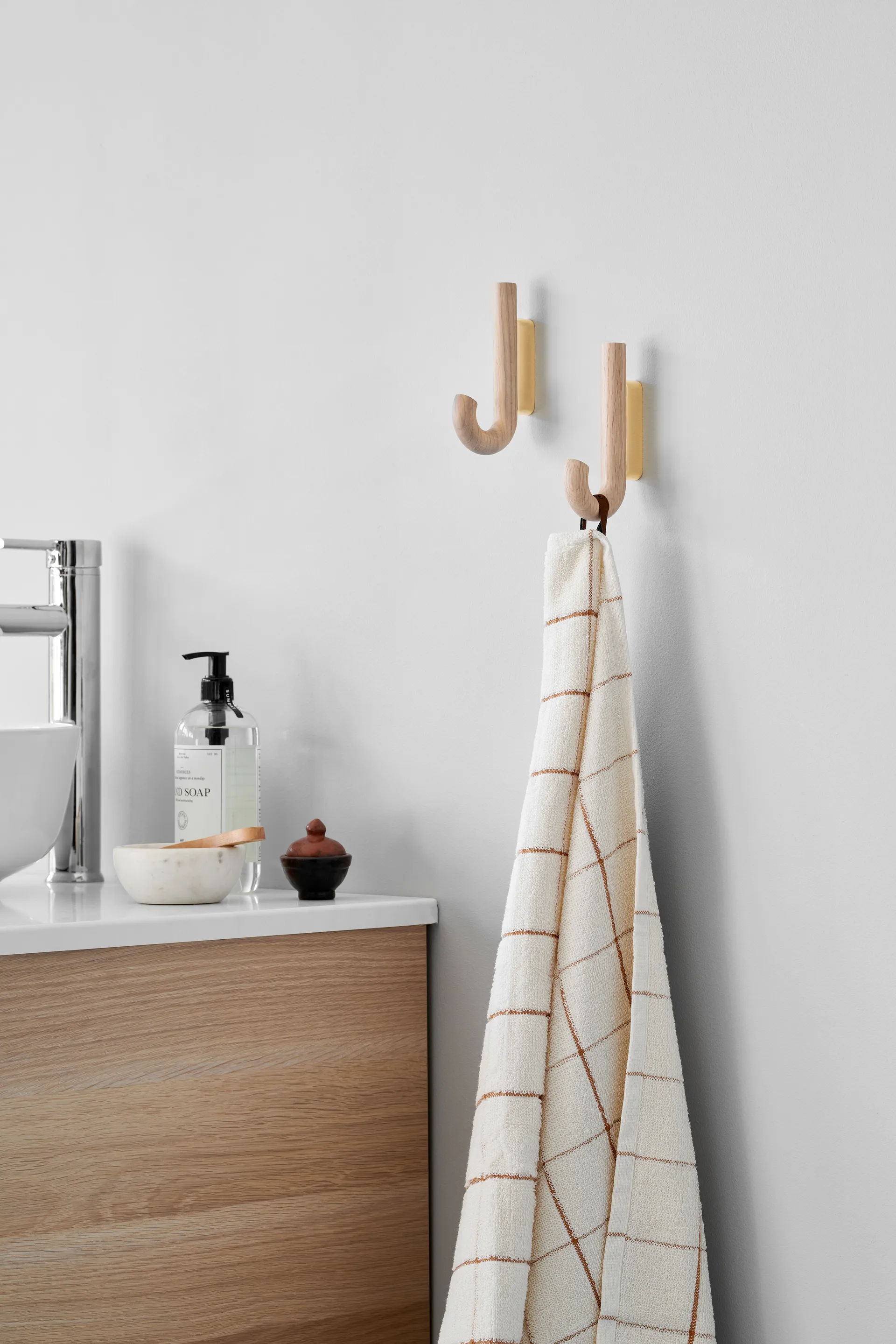 Hook krok mini 13,3 cm, Eik-messing Gejst