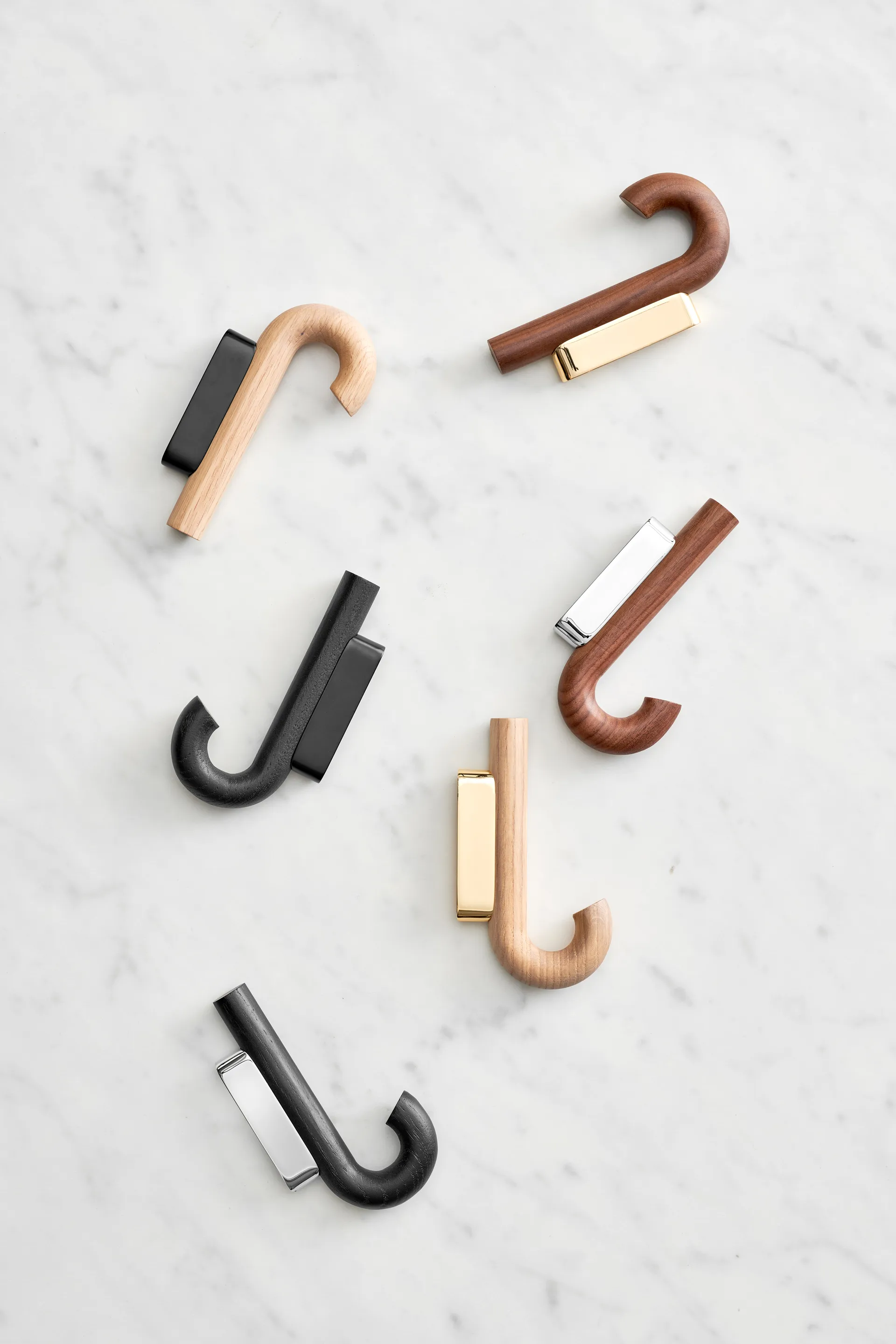 Hook krok mini 13,3 cm, Eik-messing Gejst