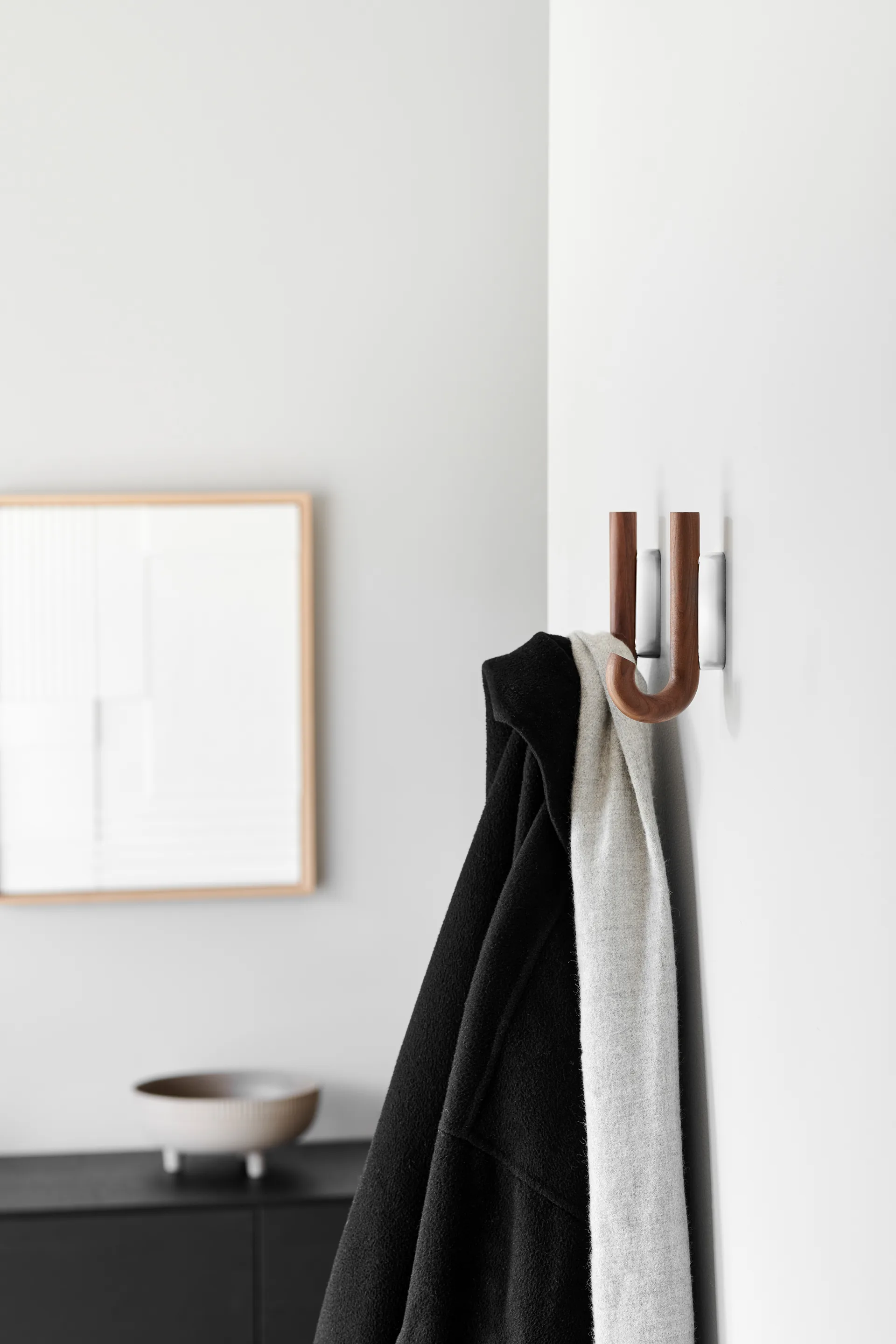 Hook krok mini 13,3 cm, Valnøtt-krom Gejst