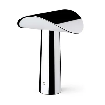 Lium bærbar bordlampe 22,5 cm - Chrome - Gejst