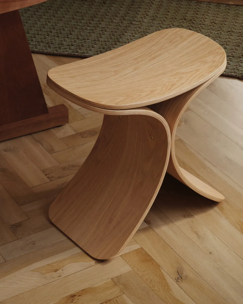 Luno krakk 48x28x72 cm, Eik Gejst