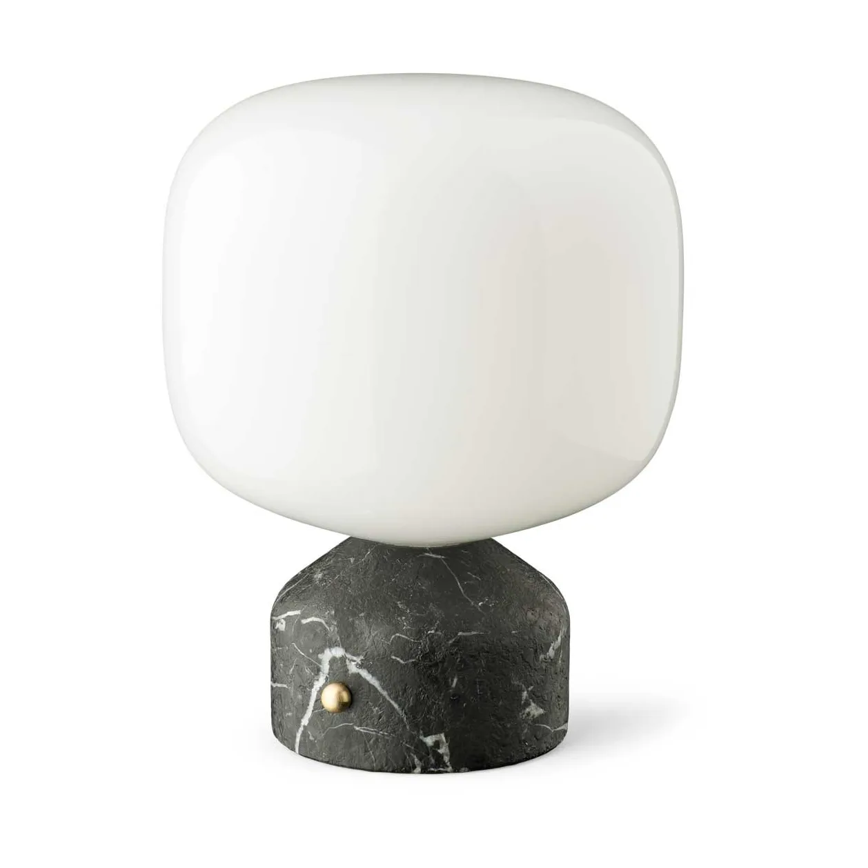 Meemo portabel bordlampe 23 cm, Black marble Gejst