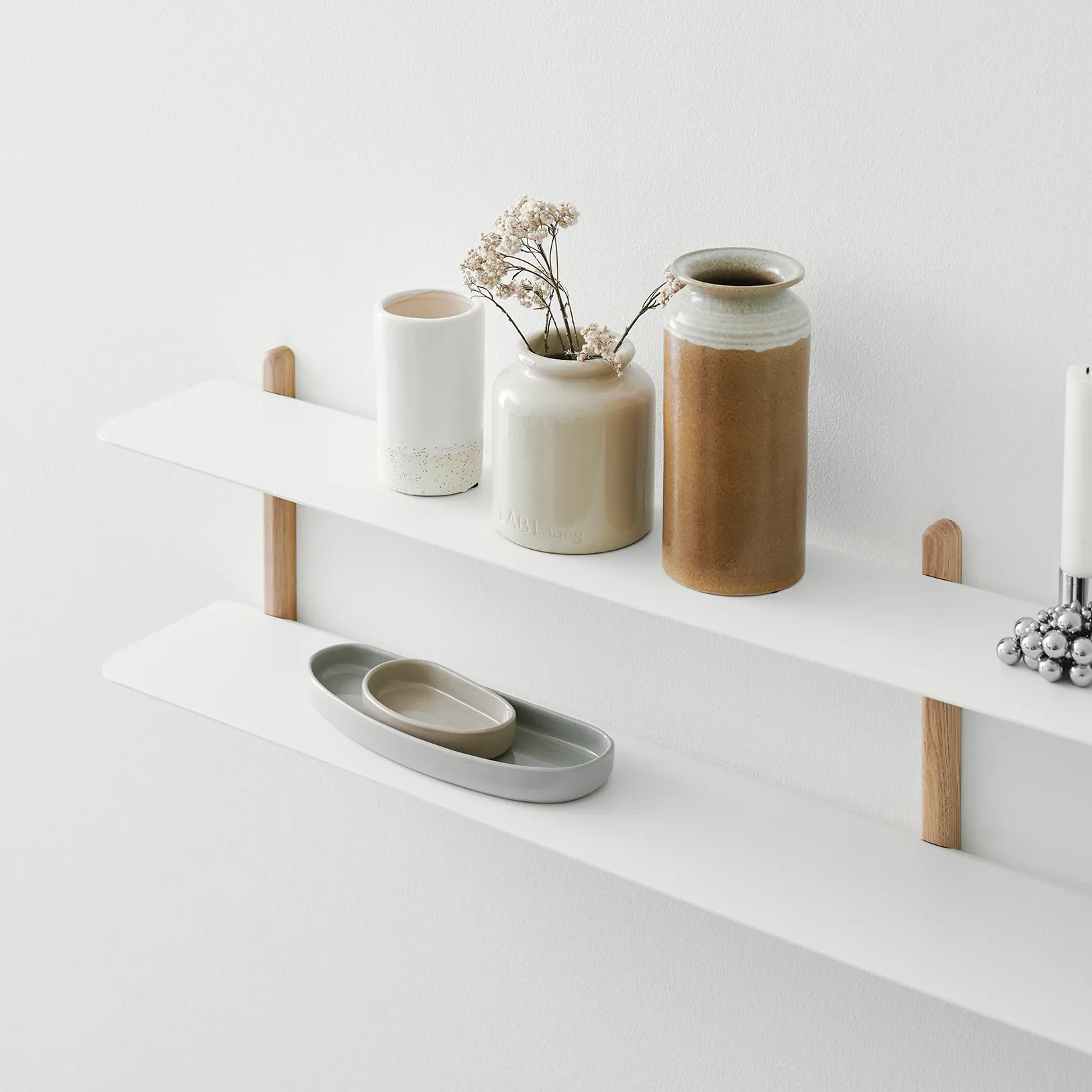 Nivo hylle C, Lys eik-hvit Gejst