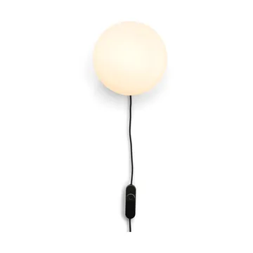 Opa vegglampe 21,5 cm - Opalglas-black - Gejst