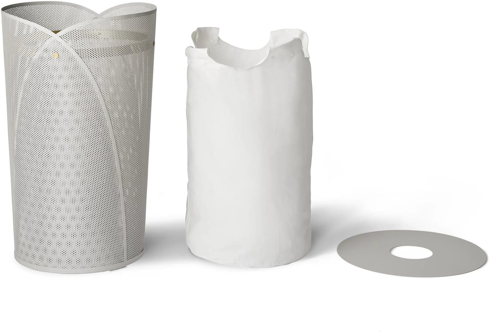 Oya skittentøyskurv 75 L, Warm grey Gejst