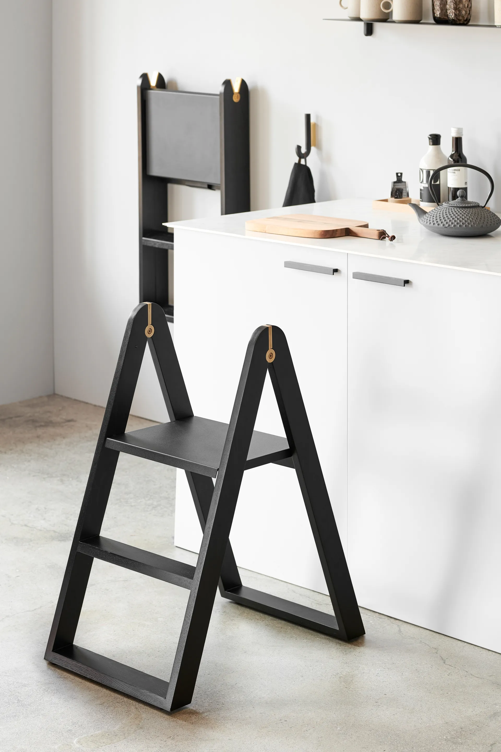 Reech stepladder stige, Sort Gejst