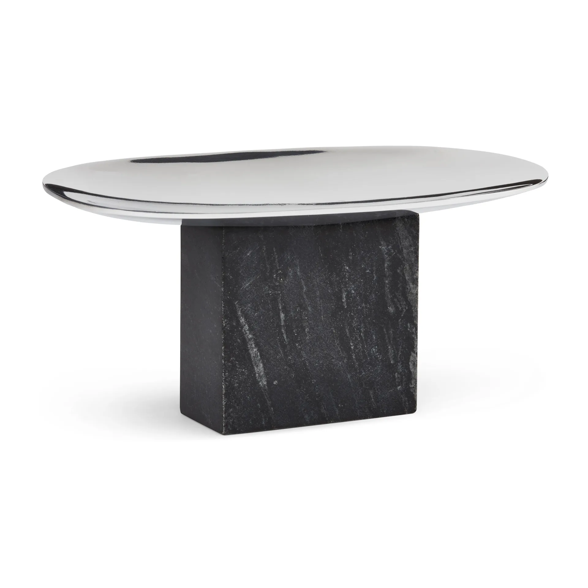 Sapoto skål/brett 15 x 25 cm, Sølv Gejst