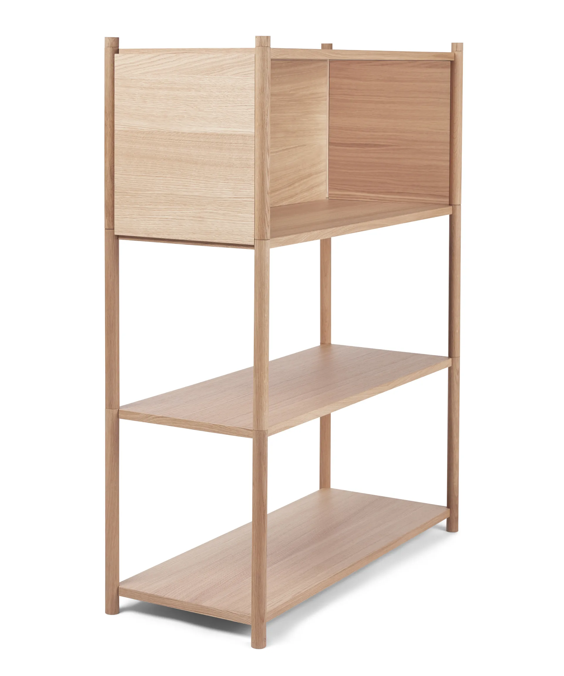 Sceene bookcase B, Lys eik Gejst