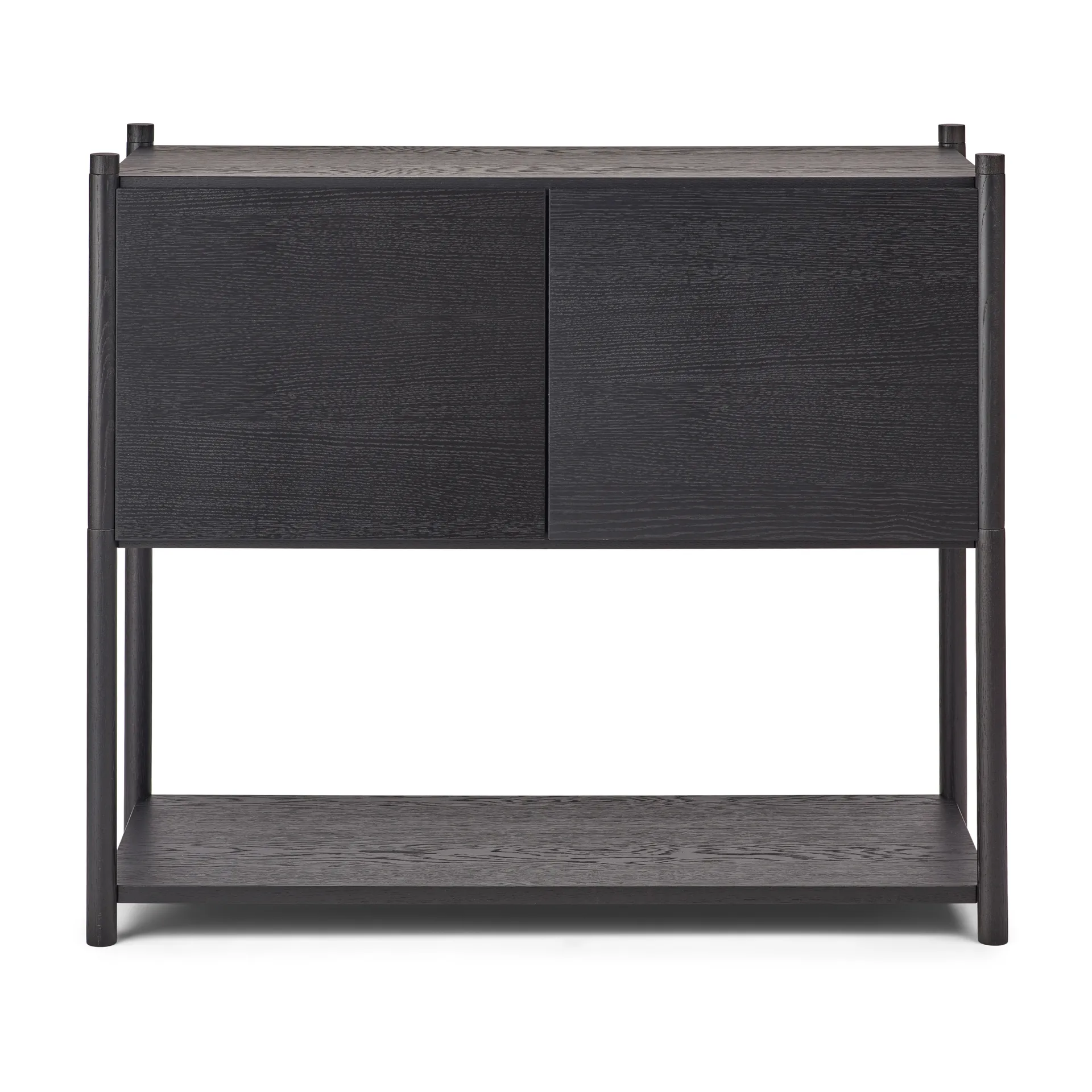 Sceene bookcase C, Svartbeiset eik Gejst