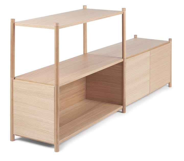 Sceene bookcase D, Lys eik Gejst