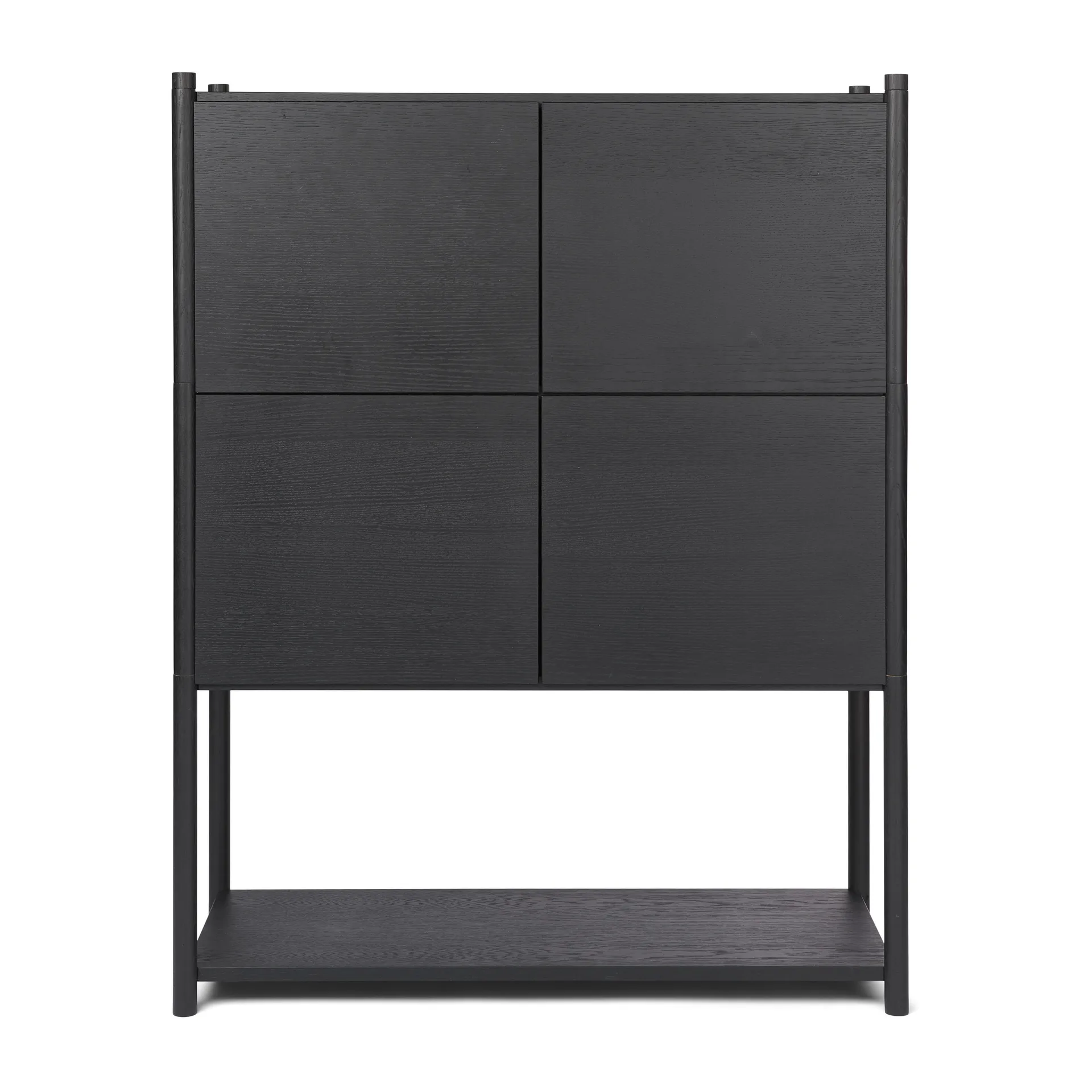 Sceene bookcase E, Svartbeiset eik Gejst