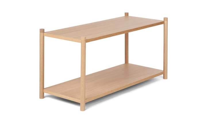 Sceene bookcase F, Lys eik Gejst
