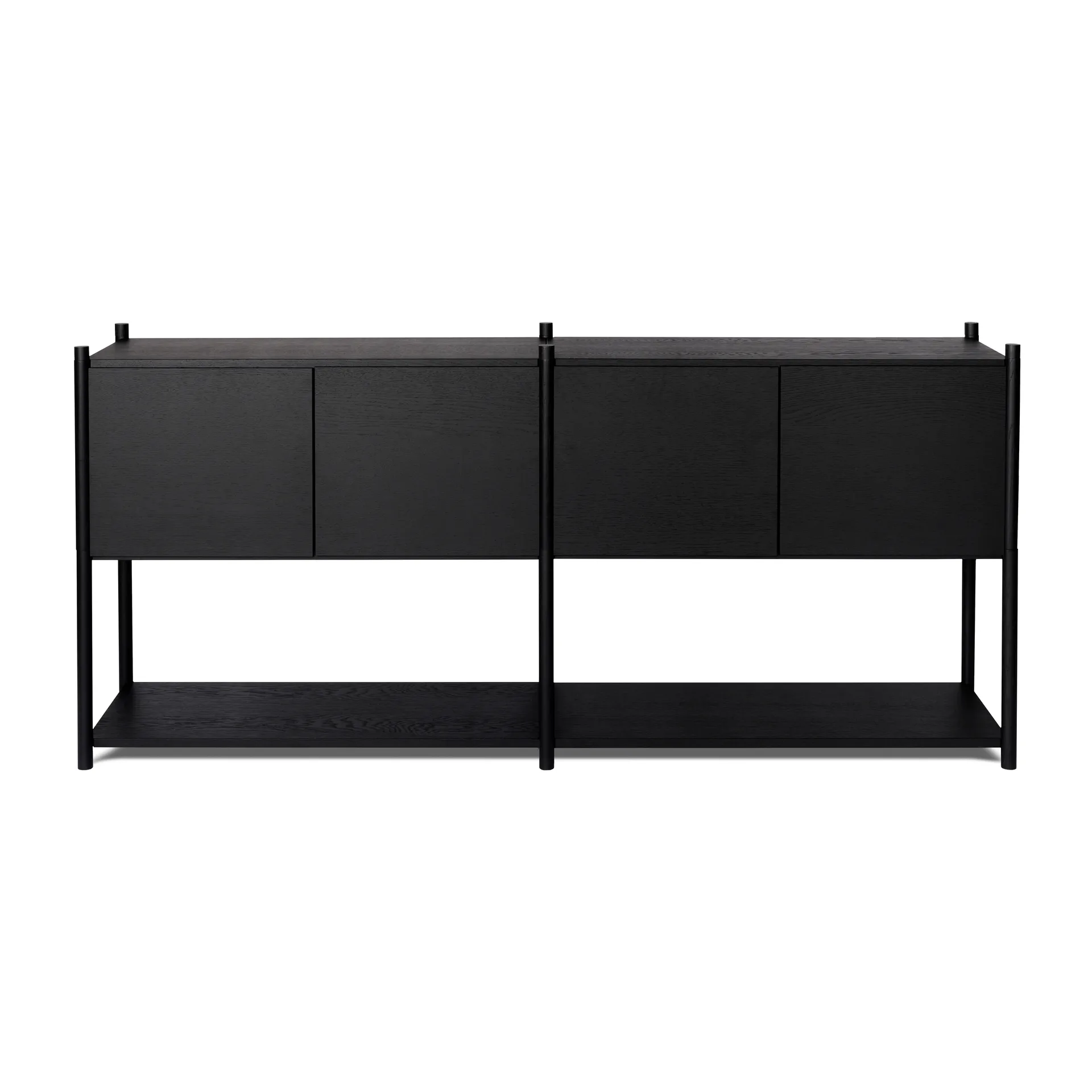 Sceene bookcase H, Svartbeiset eik Gejst