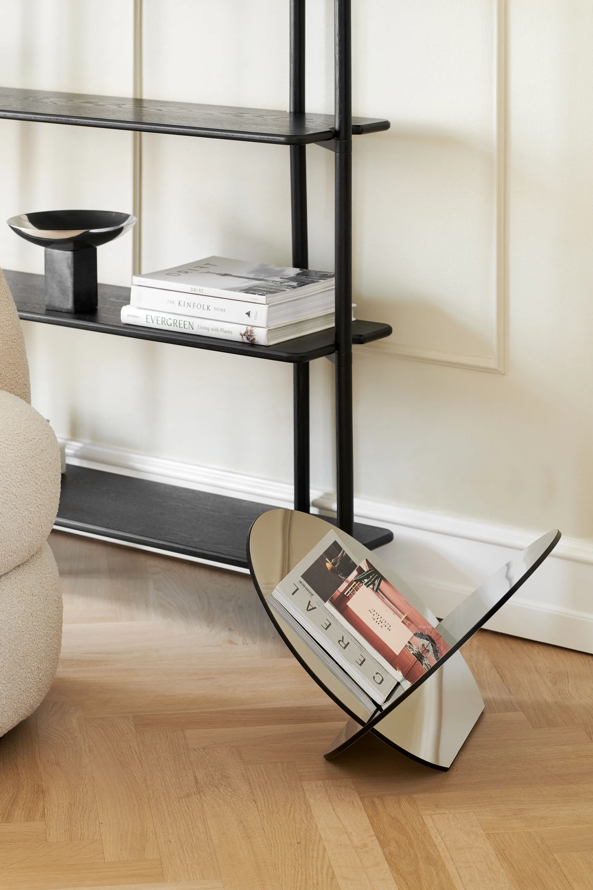 Silia magasinstativ, Rustfritt stål Gejst