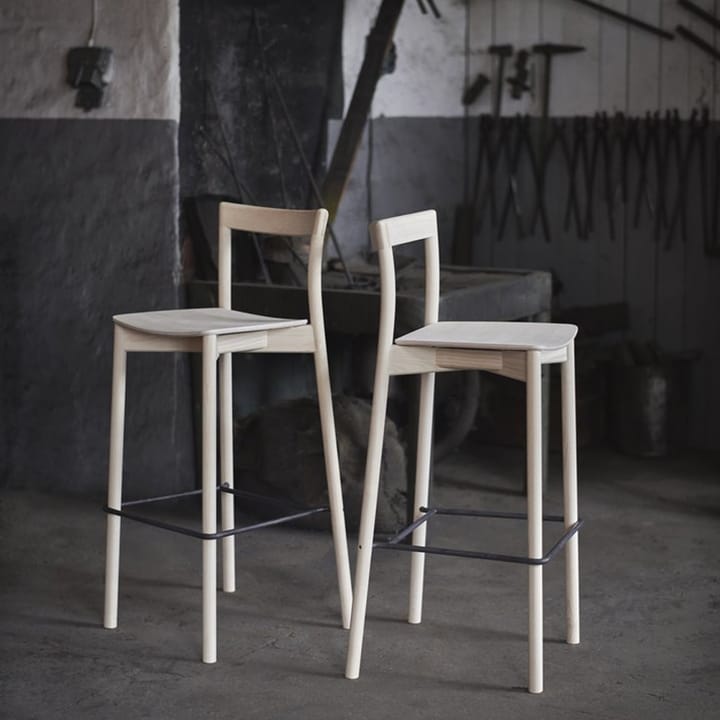 Nordic barstol, Hvitoljet ask H 107 cm Gemla