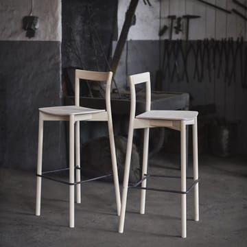 Nordic barstol - Hvitoljet ask H 95 cm - Gemla