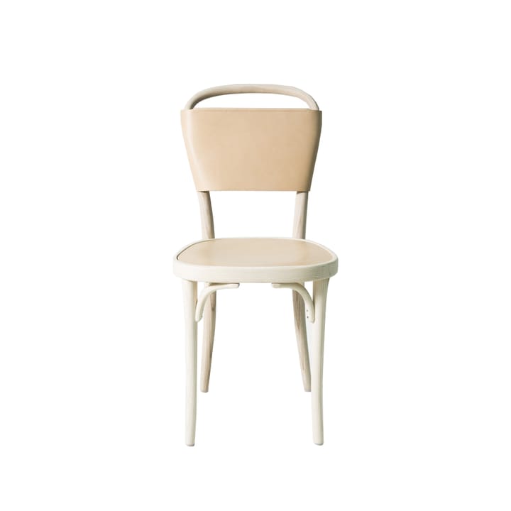 Vilda 3 stol skinnkledd - Hvitoljet ask-Natur - Gemla