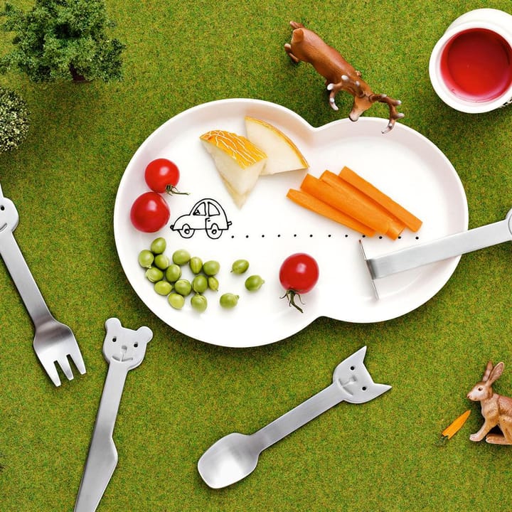 Animal Friends bestikk 4 deler, barnebestikk Gense