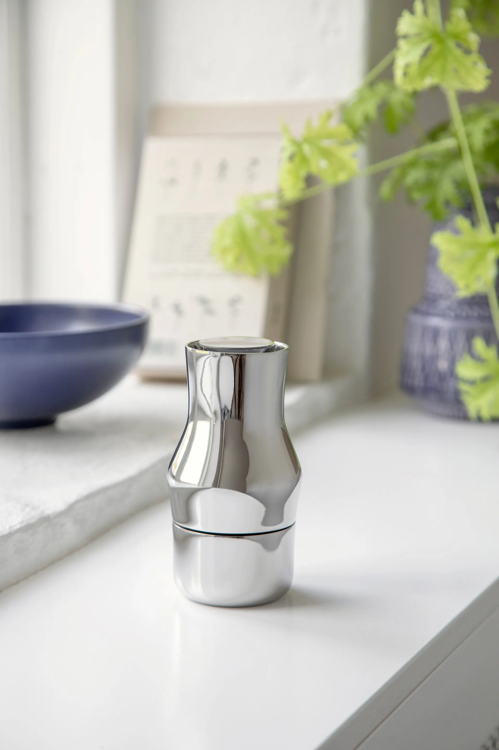 Dorotea krydderkvern 14 cm, Blankt stål Gense