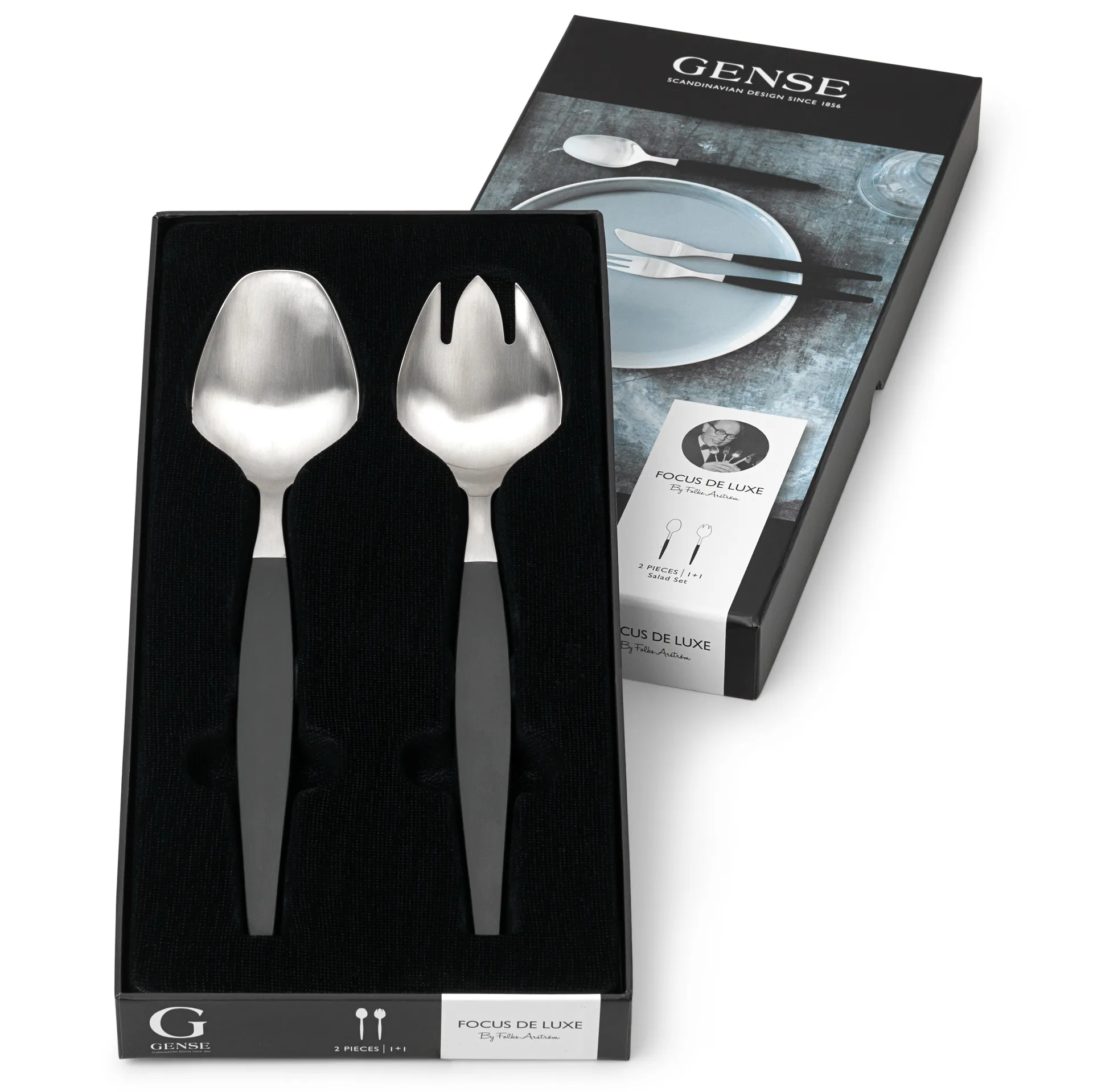 Focus de Luxe salatsett, 2 deler Gense