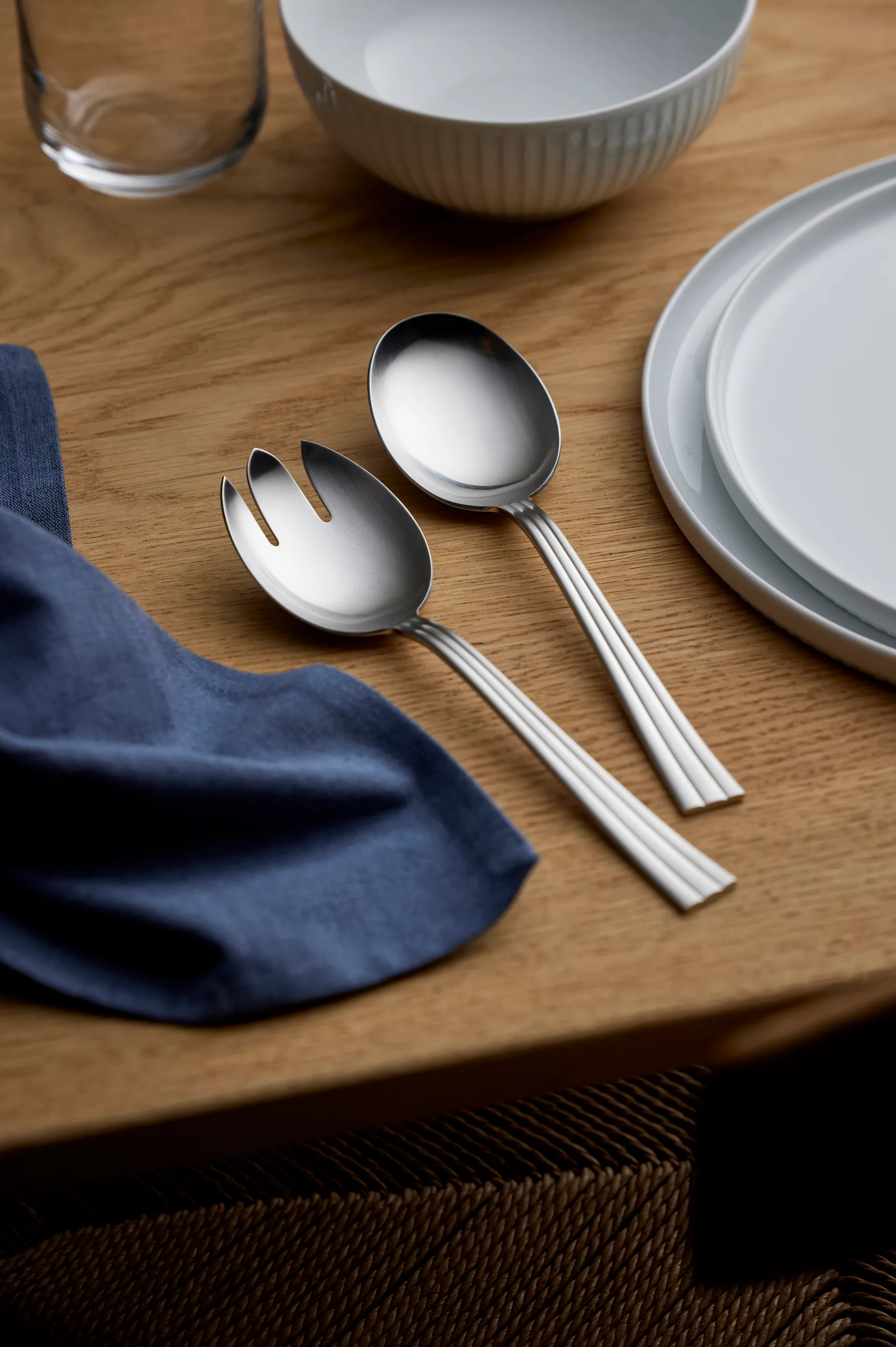 Thebe salat- & serveringsbestikk, 2 deler Gense