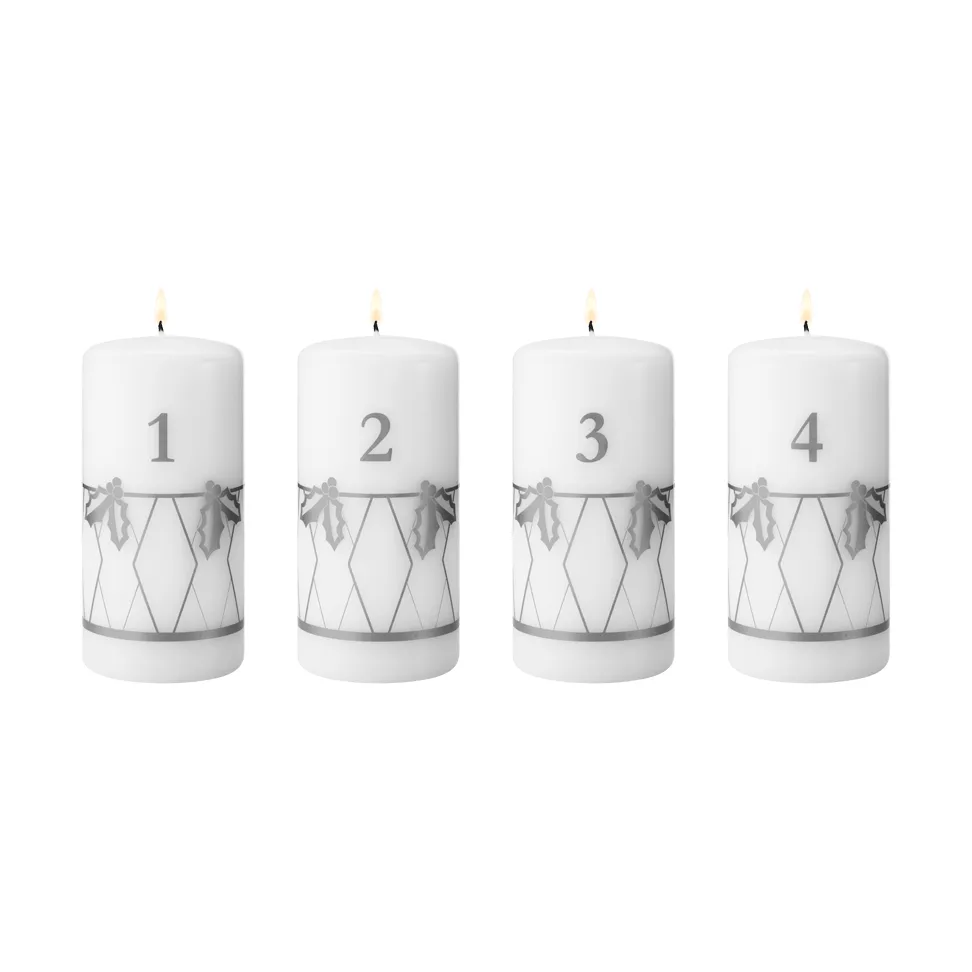 adventlys for 2026, Sølvtrykk, 4 deler Georg Jensen