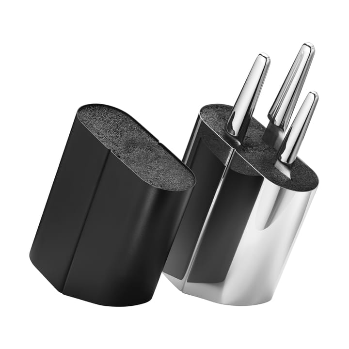 Alfredo knivblokk, Rustfritt stål-sølv Georg Jensen
