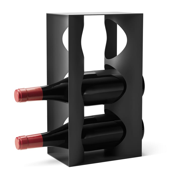 Alfredo vinstativ 3 flasker 33,6 x 12 cm, Svart Georg Jensen