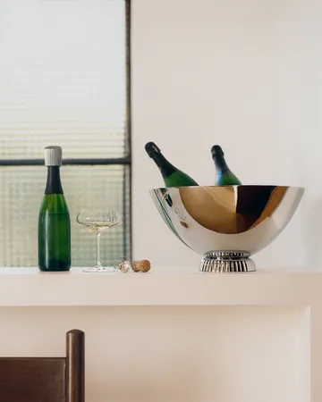 Bernadotte champagnekjøler - Sølv, Ø40 cm - Georg Jensen