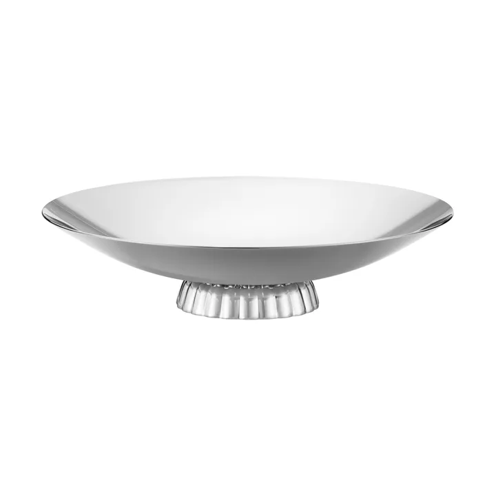 Bernadotte lavt serveringsfat - Rustfritt stål, Ø28 cm - Georg Jensen