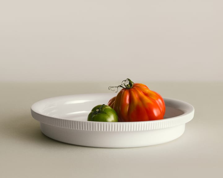 Bernadotte ovnsform Ø28,6 cm, Hvit Georg Jensen