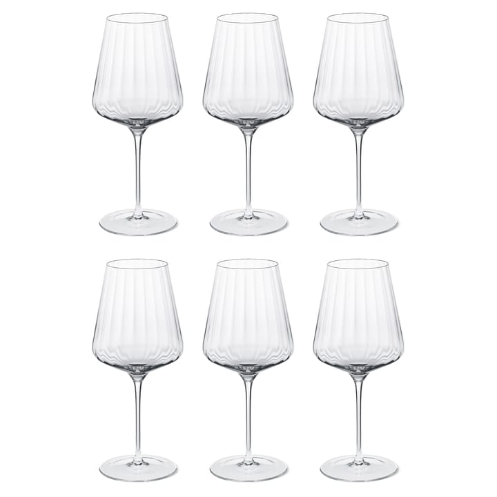 Bernadotte rødvinsglass 6-stk. - Krystallinsk - Georg Jensen
