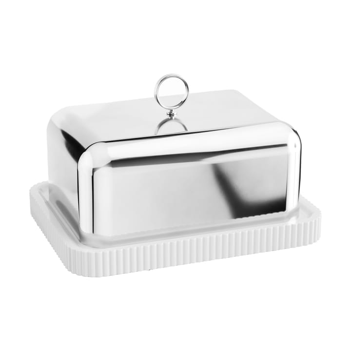 Bernadotte smørboks 11,2x14,7 cm - Rustfritt stål - Georg Jensen