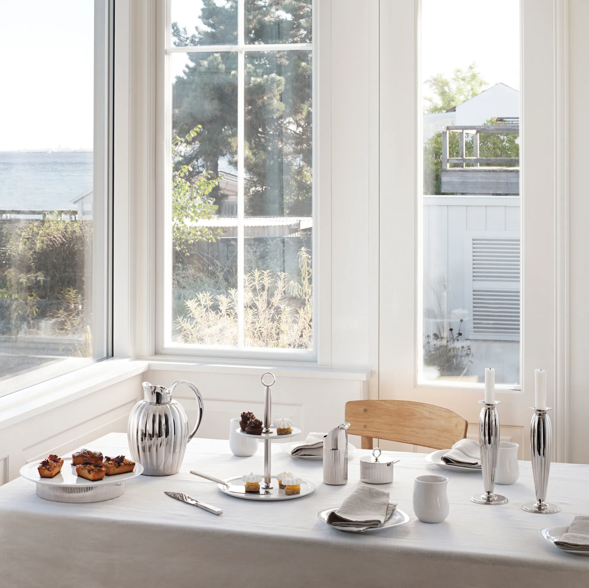 Bernadotte termokanne pushlokk, 1 L Georg Jensen